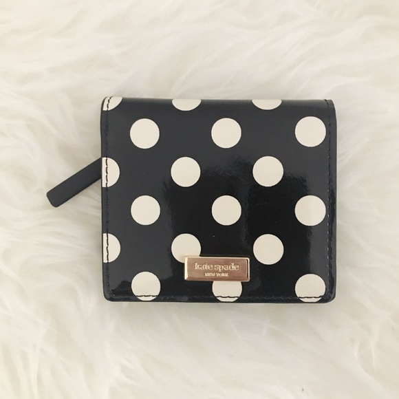 kate spade Accessories - Kate Spade Polk a dot wallet 💕